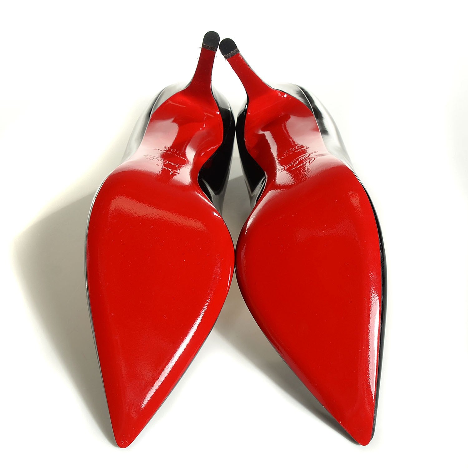 Christian Louboutin Patent Pigalle 100 Pumps 36.5 Black 5 of 7