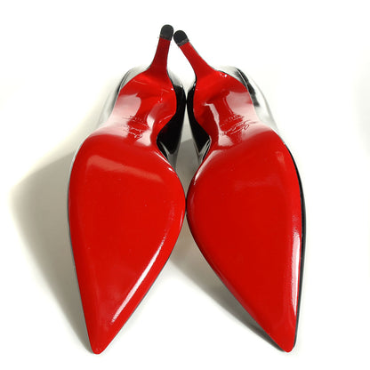 Christian Louboutin Patent Pigalle 100 Pumps 36.5 Black 5 of 7
