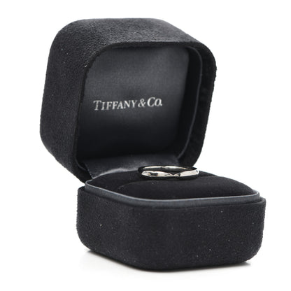 Tiffany Platinum 3mm Harmony Band Ring 50 5.5 5 of 5