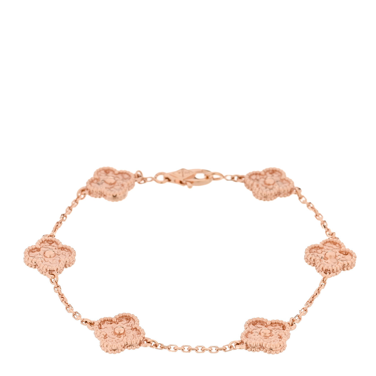 18K Rose Gold 6 Motifs Sweet Alhambra Bracelet