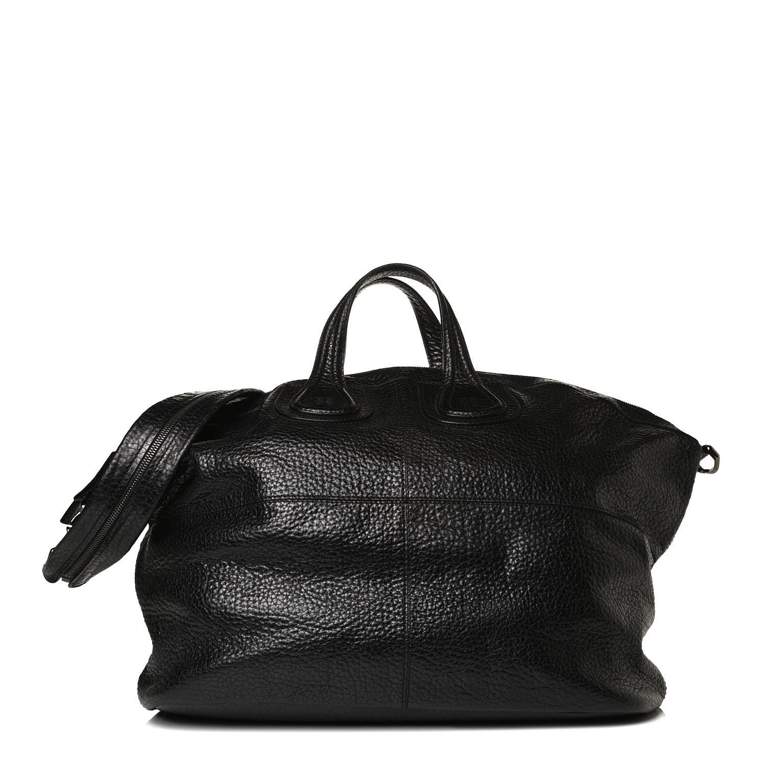 Givenchy Glazed Pebbled Calfskin Large Nightingale Black 1 of 11