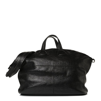 Givenchy Glazed Pebbled Calfskin Large Nightingale Black 1 of 11