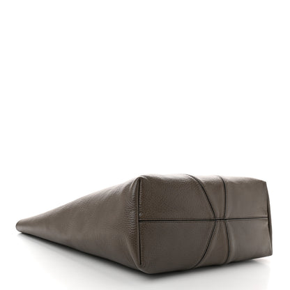 Chloe Grained Calfskin Large Spin Tote Flannel Grey 4 of 10