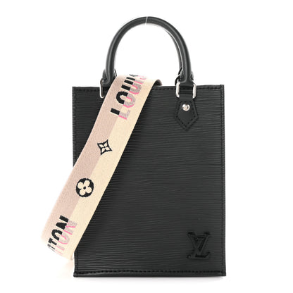 Louis Vuitton Epi Jacquard Petit Sac Plat Black 1 of 10
