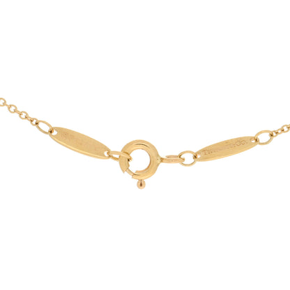 Tiffany 18K Yellow Gold Diamond .17ct Elsa Peretti Diamonds by the Yard Pendant Necklace 3 of 3