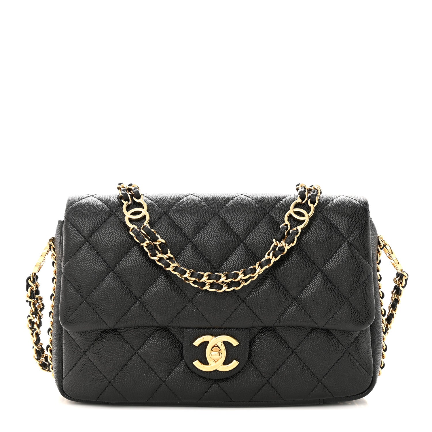 Chanel Caviar Quilted Small CC You Flap Black 1 of 10