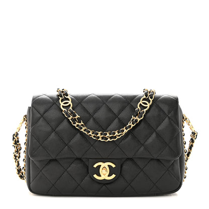 Chanel Caviar Quilted Small CC You Flap Black 1 of 10