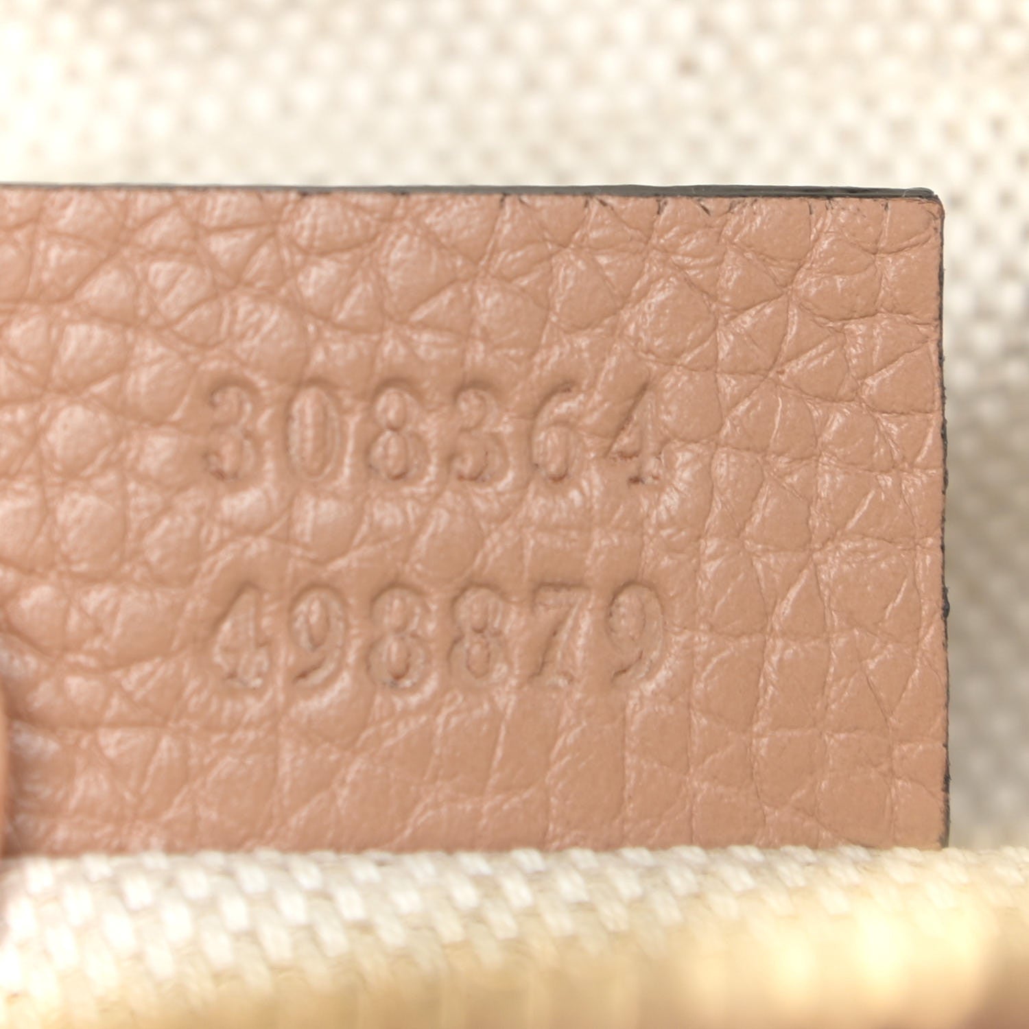Gucci Pebbled Calfskin Small Soho Disco Bag Camelia 8 of 14