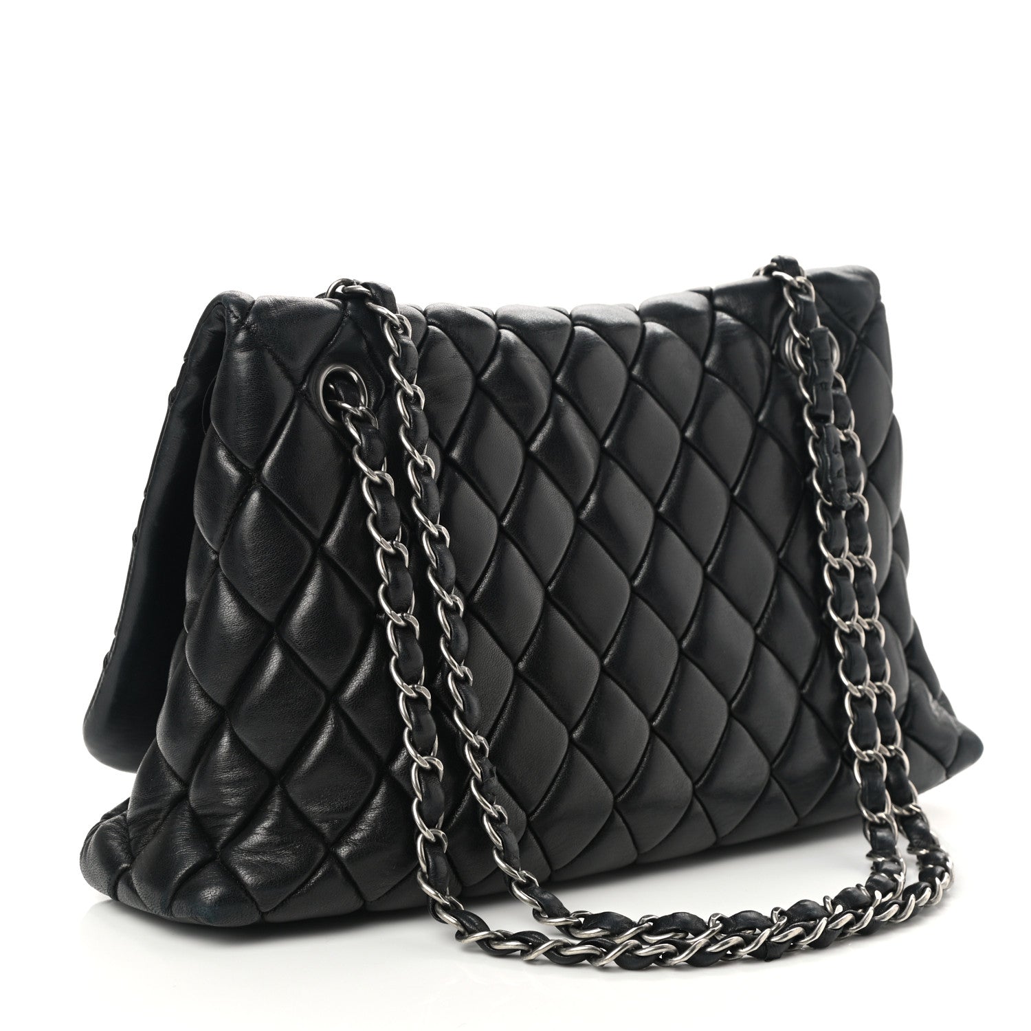 Chanel Lambskin Large New Bubble Flap Black 3 of 12