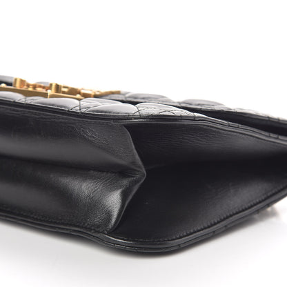 Christian Dior Lambskin Cannage Large Dioraddict Flap Bag Black 10 of 10