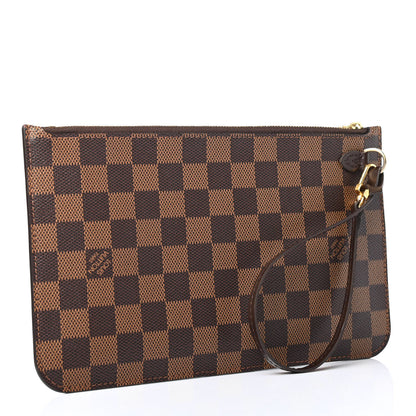 Louis Vuitton Damier Ebene Neverfull MM GM Pochette 2 of 4