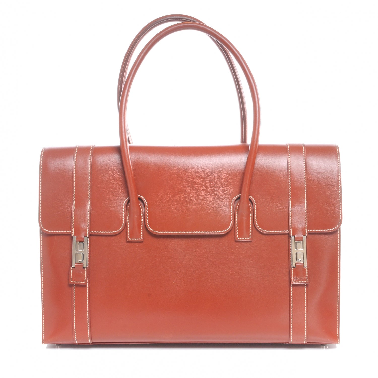 Hermes Box Leather Drag 36 Brique 1 of 6