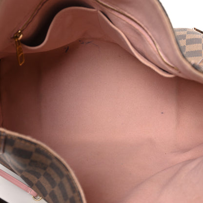 Louis Vuitton Damier Ebene Caissa Hobo Rose Ballerine 5 of 12
