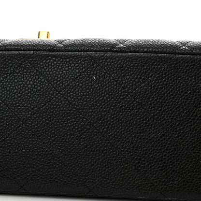 Chanel Caviar Quilted Maxi Double Flap Black 12 of 14
