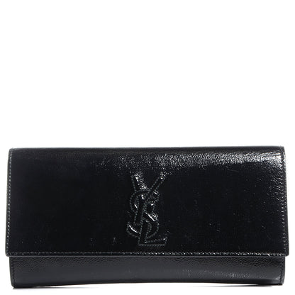 Saint Laurent Patent Small Belle De Jour Clutch Black 1 of 7