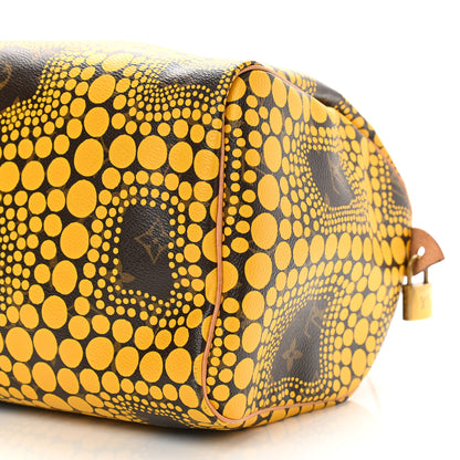Louis Vuitton Monogram Kusama Town Speedy 30 Yellow 10 of 10