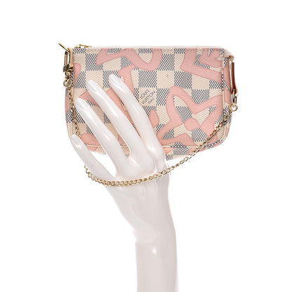 Louis Vuitton Damier Azur Tahitienne Mini Pochette Accessories 2 of 7
