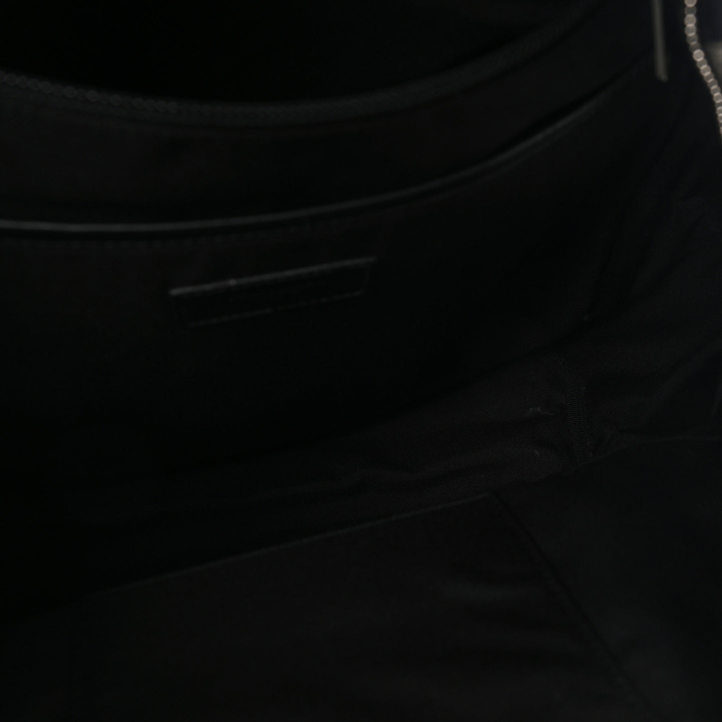 Canvas Record Print City Backpack Black White