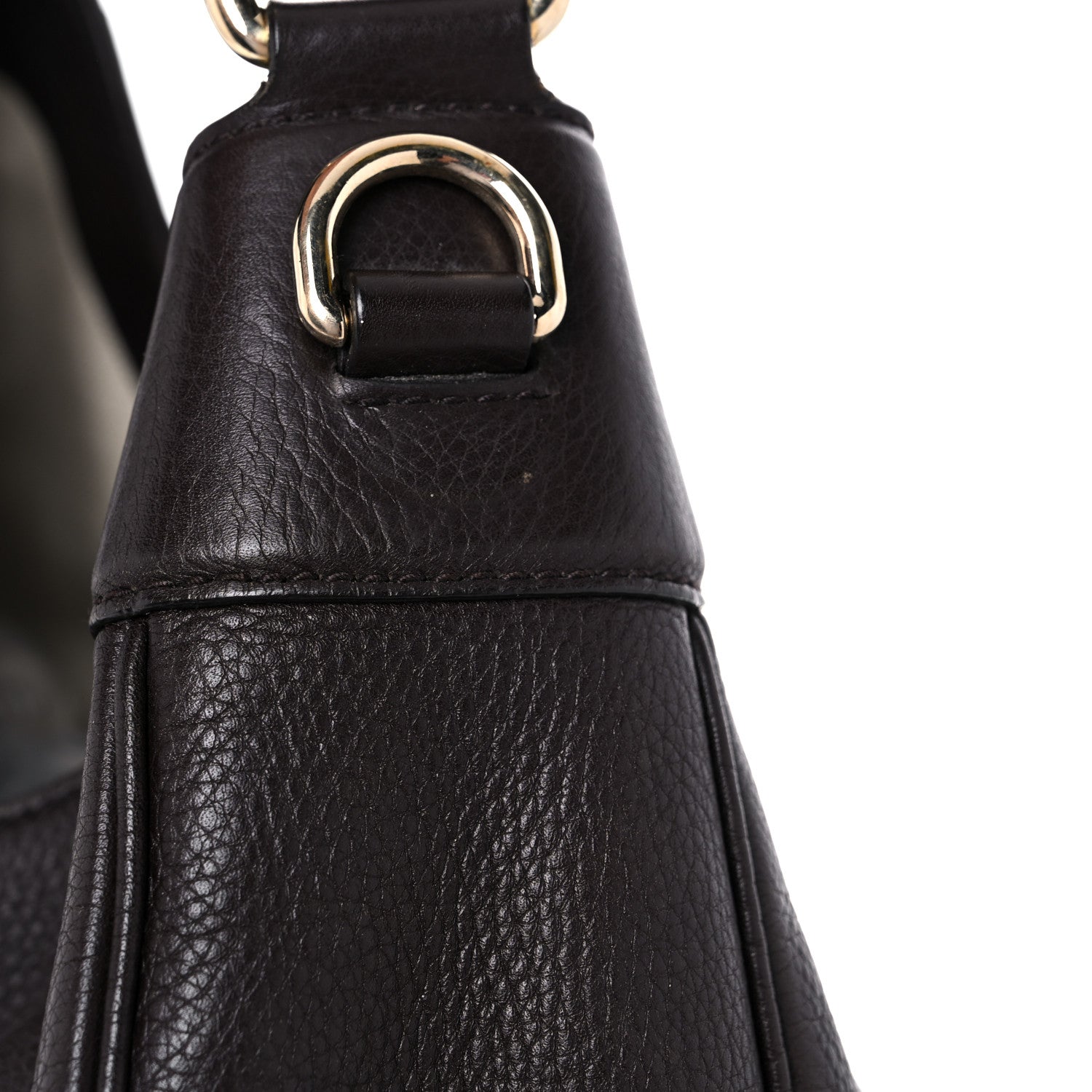 Gucci Calfskin Web Medium Dressage Hobo Coffee Brown 18 of 19