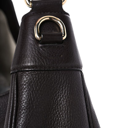 Gucci Calfskin Web Medium Dressage Hobo Coffee Brown 18 of 19