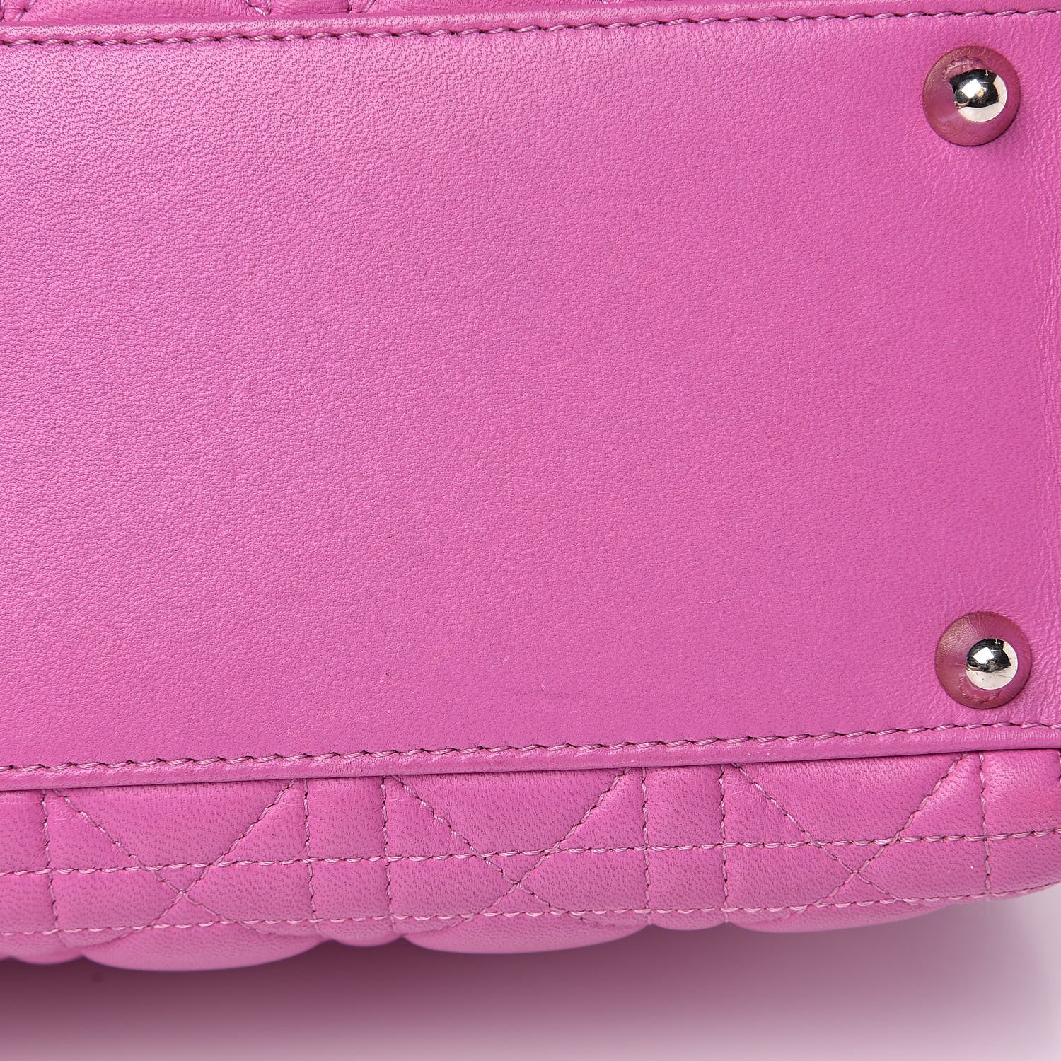 Christian Dior Lambskin Cannage Large Lady Dior Pink 10 of 15