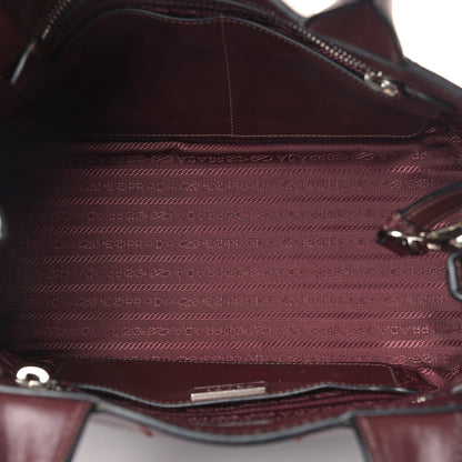 Prada Soft Calf Tote Granato 5 of 14