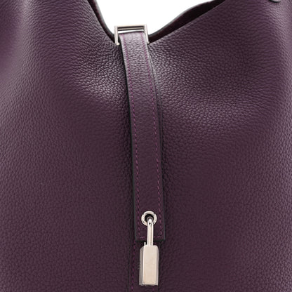 Hermes Taurillon Clemence Picotin Lock 22 MM Anemone 8 of 11