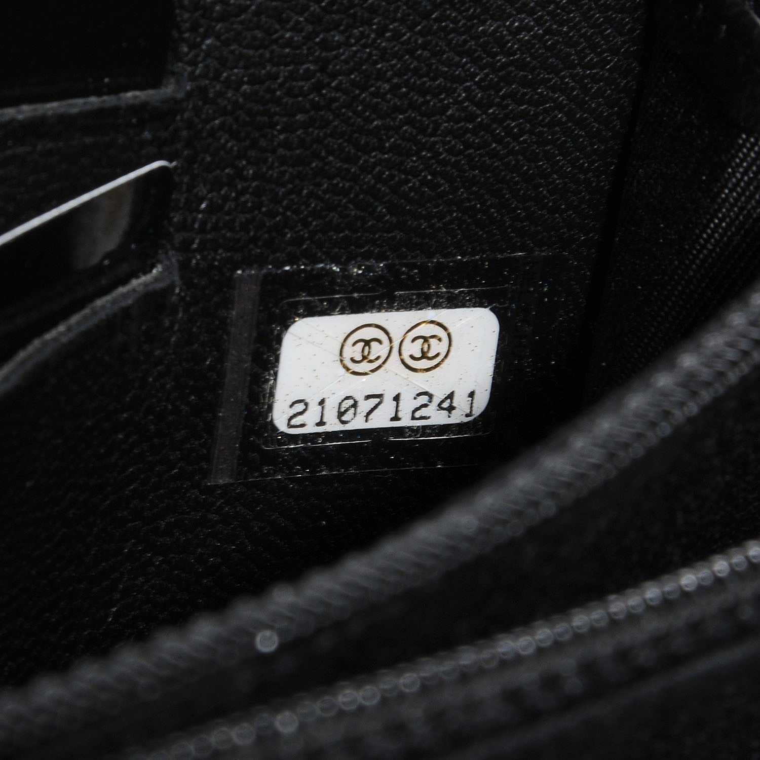 Chanel Lambskin Quilted Small Boy Zip Around Wallet Black 7 of 9