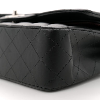 Chanel Lambskin Quilted Medium Double Flap Black 10 of 11