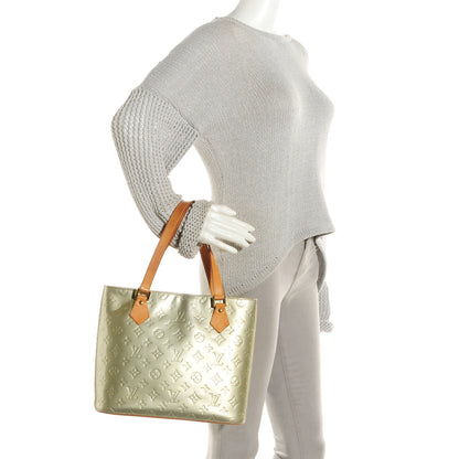 Louis Vuitton Vernis Houston Silver 4 of 11