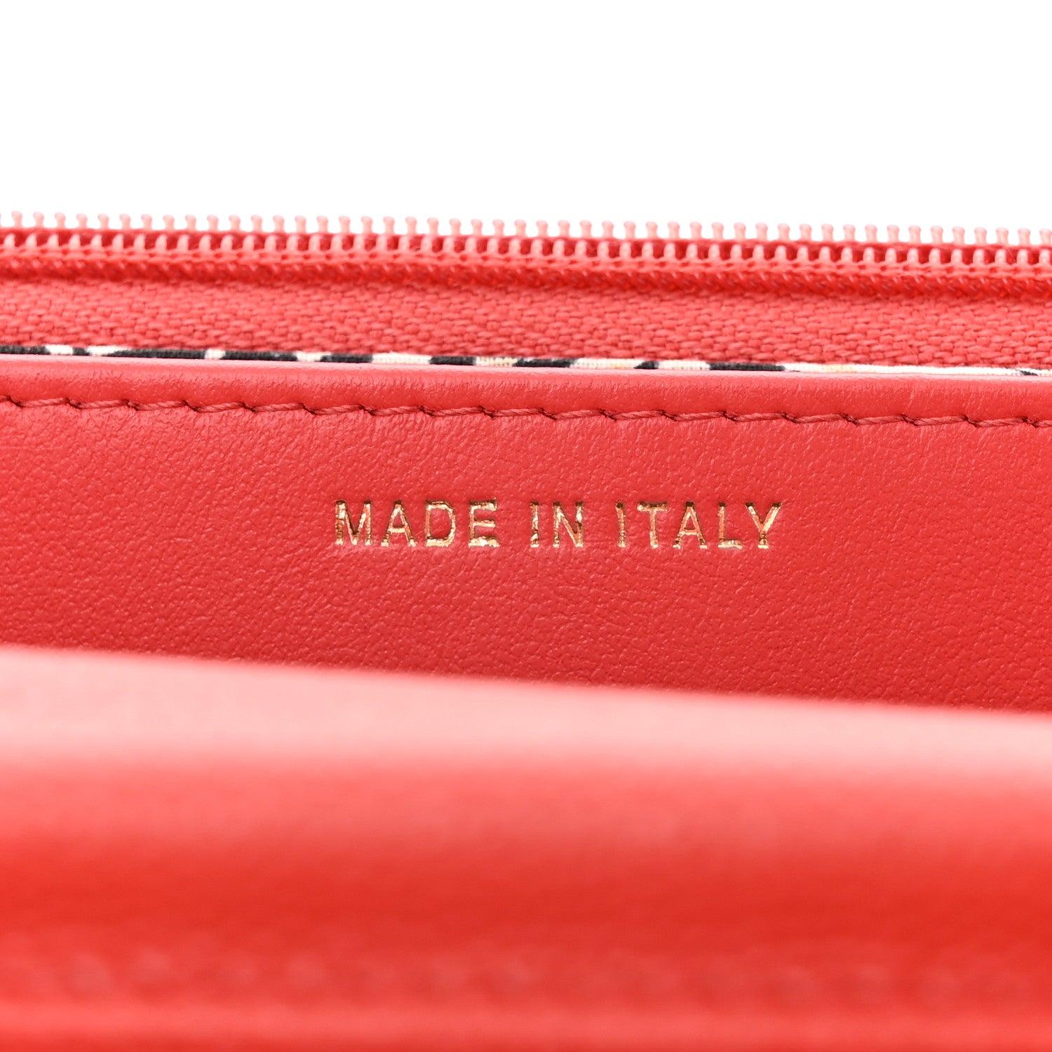 Chanel Caviar Quilted Textured CC Wallet On Chain WOC Coral 7 of 13