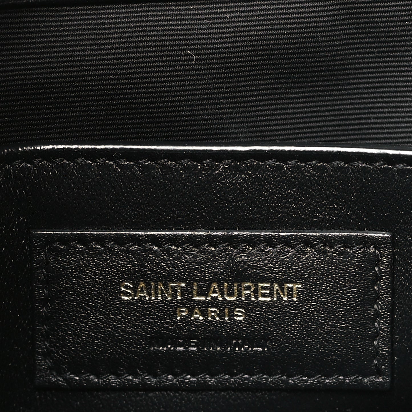 Lambskin Matelasse Monogram Baby Niki Chain Satchel Black