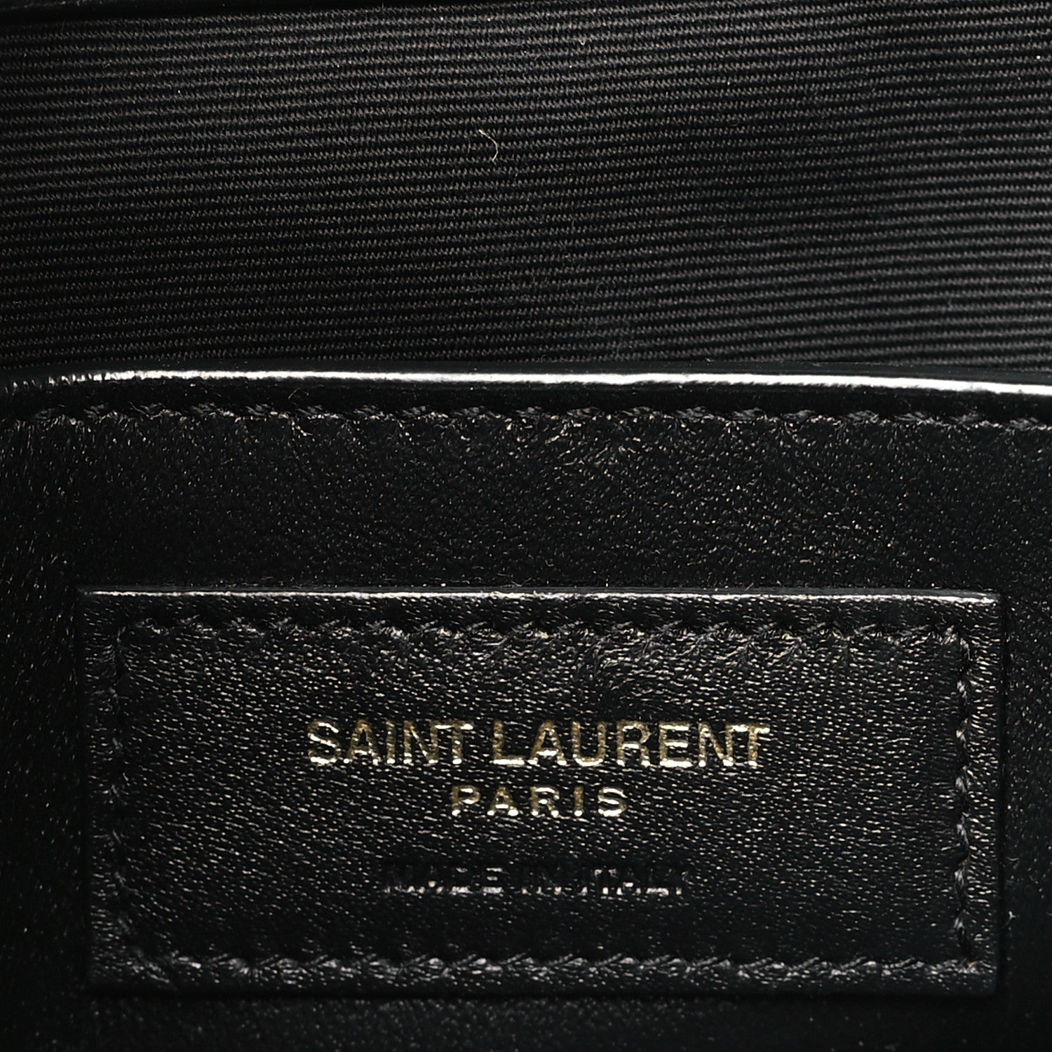 Saint Laurent Lambskin Matelasse Monogram Baby Niki Chain Satchel Black 6 of 10