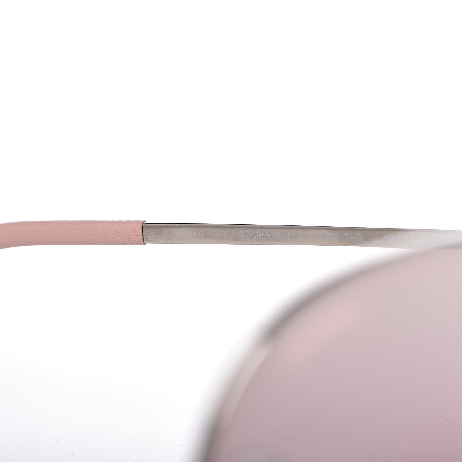 Chanel CC Pilot Sunglasses 4189-T-Q Light Pink 5 of 11