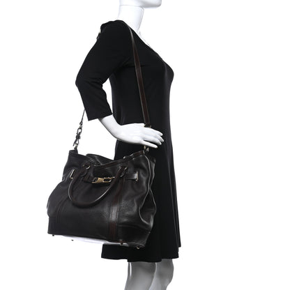 Burberry Grainy Calfskin Medium Golderton Tote Dark Chocolate 2 of 18