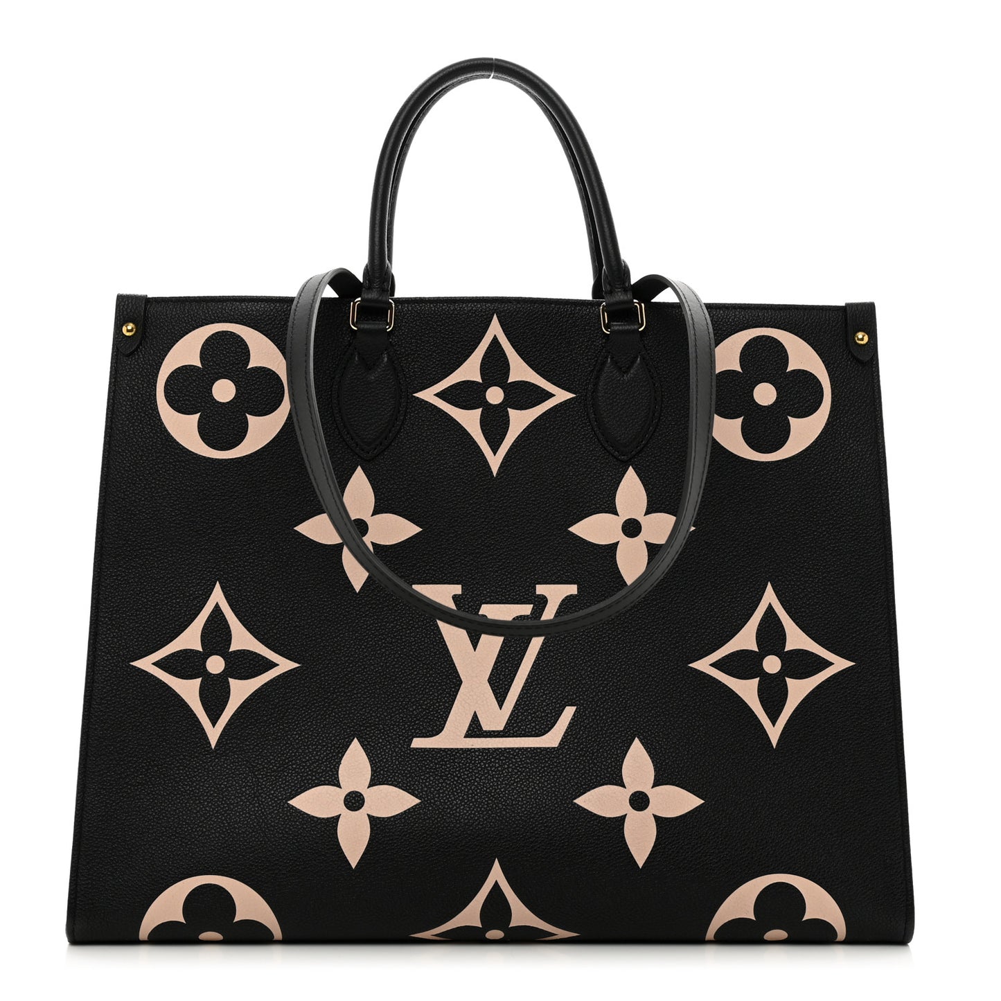 LOUIS VUITTON Empreinte Monogram Giant Onthego GM Black Beige