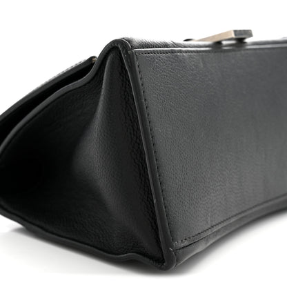 Balenciaga Grained Calfskin Small Hourglass Top Handle Bag Black 9 of 15