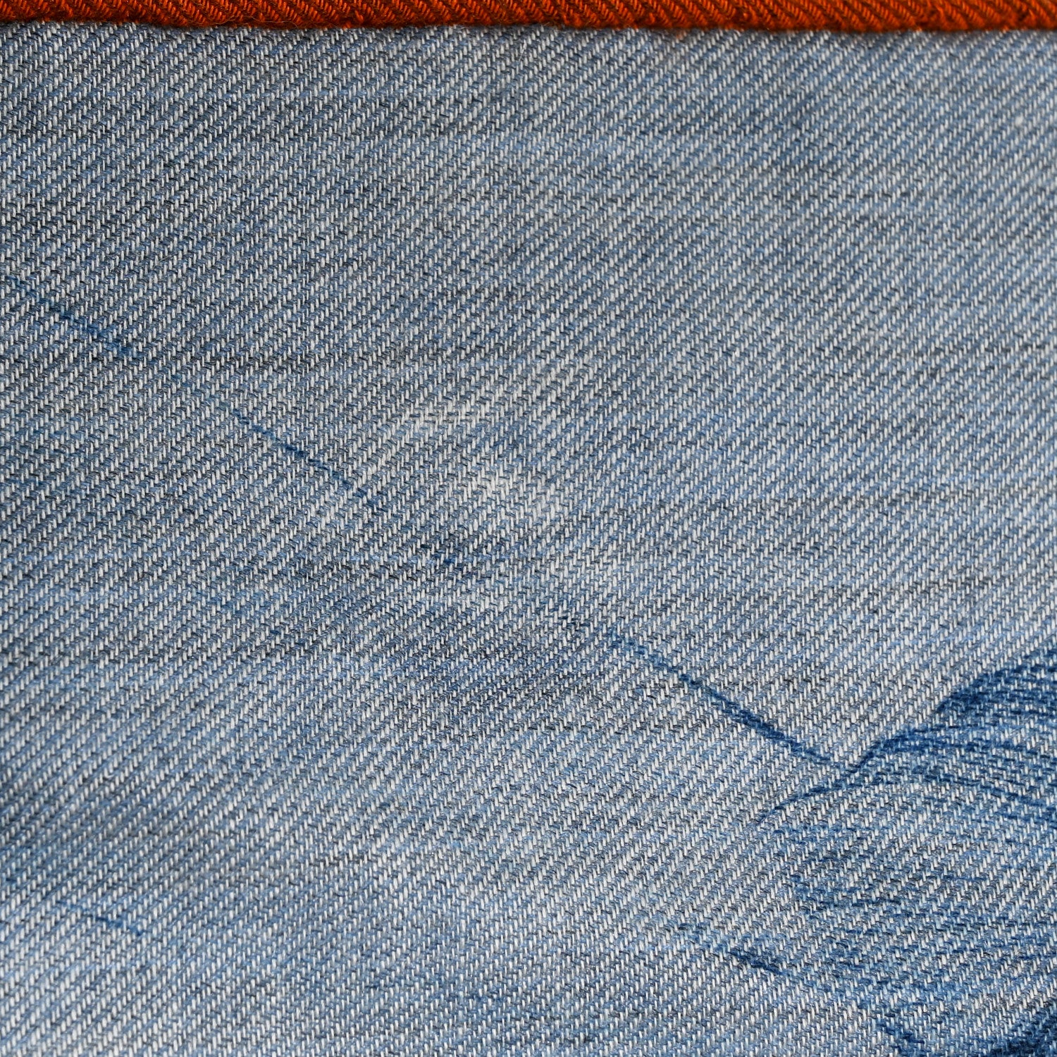 Hermes Cashmere Silk Les Ailes De Pegase Scarf 100 Denim Marine 5 of 6