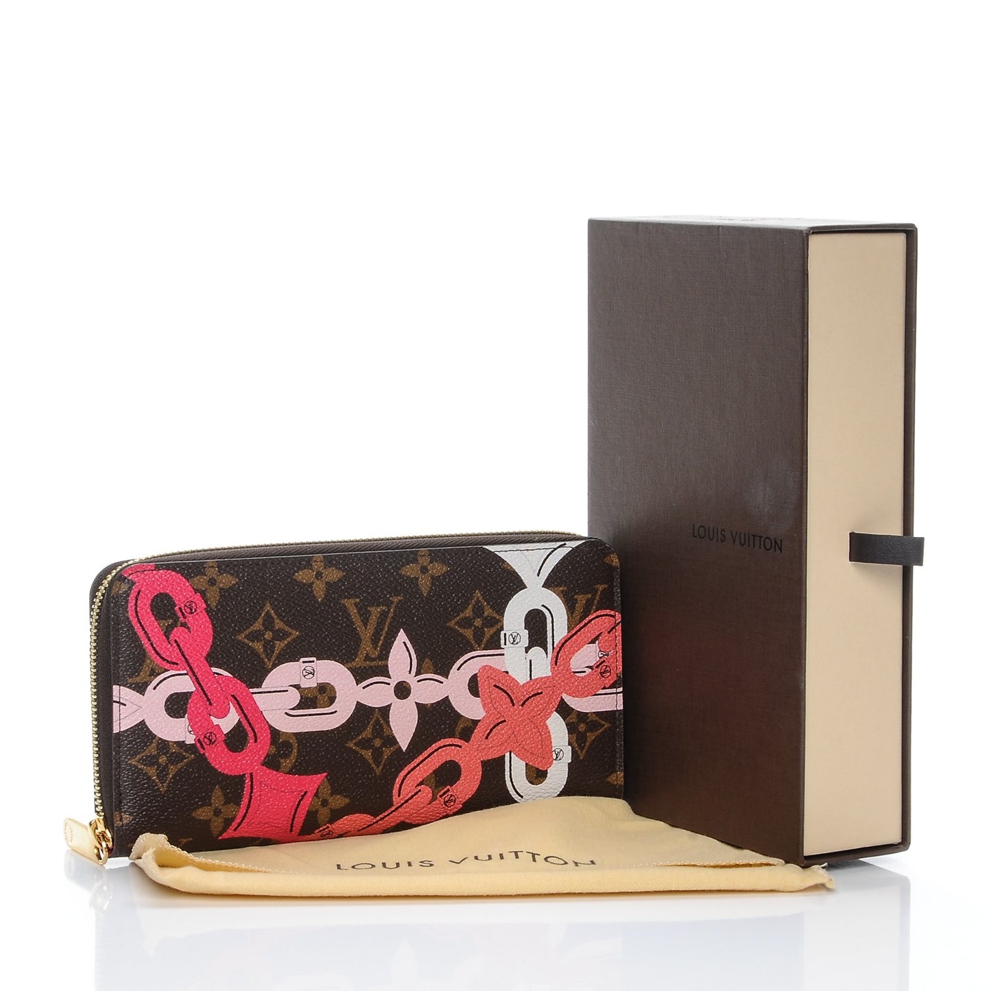 Monogram Bay Zippy Wallet Rose Ballerine Poppy