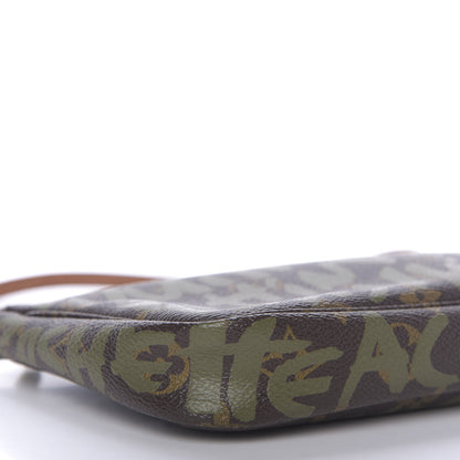 Louis Vuitton Monogram Graffiti Pochette Accessories Kaki 6 of 8