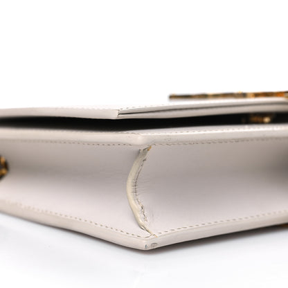Saint Laurent Smooth Calfskin Classic Monogram Kate Tassel Chain Wallet Porcellana 10 of 14