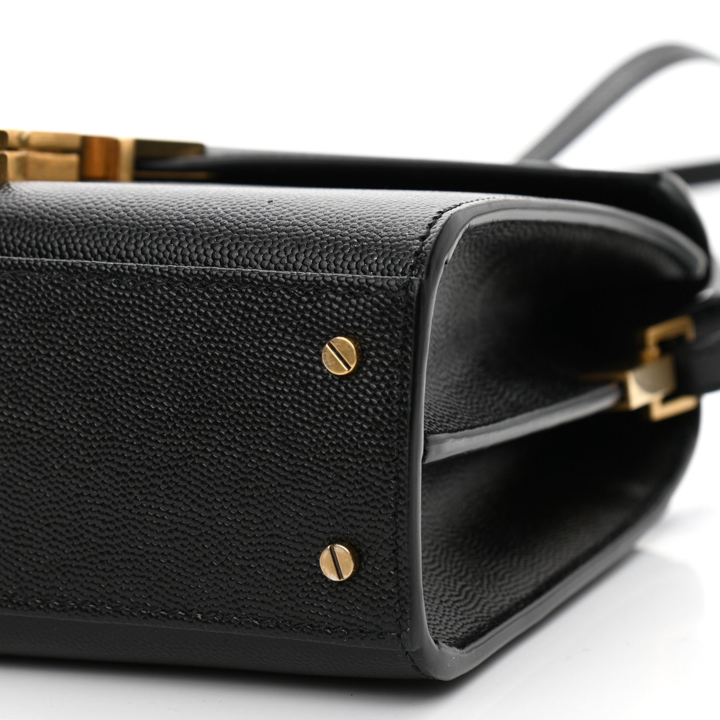 Grain de Poudre Mini Classic Monogram Cassandra Top Handle Black