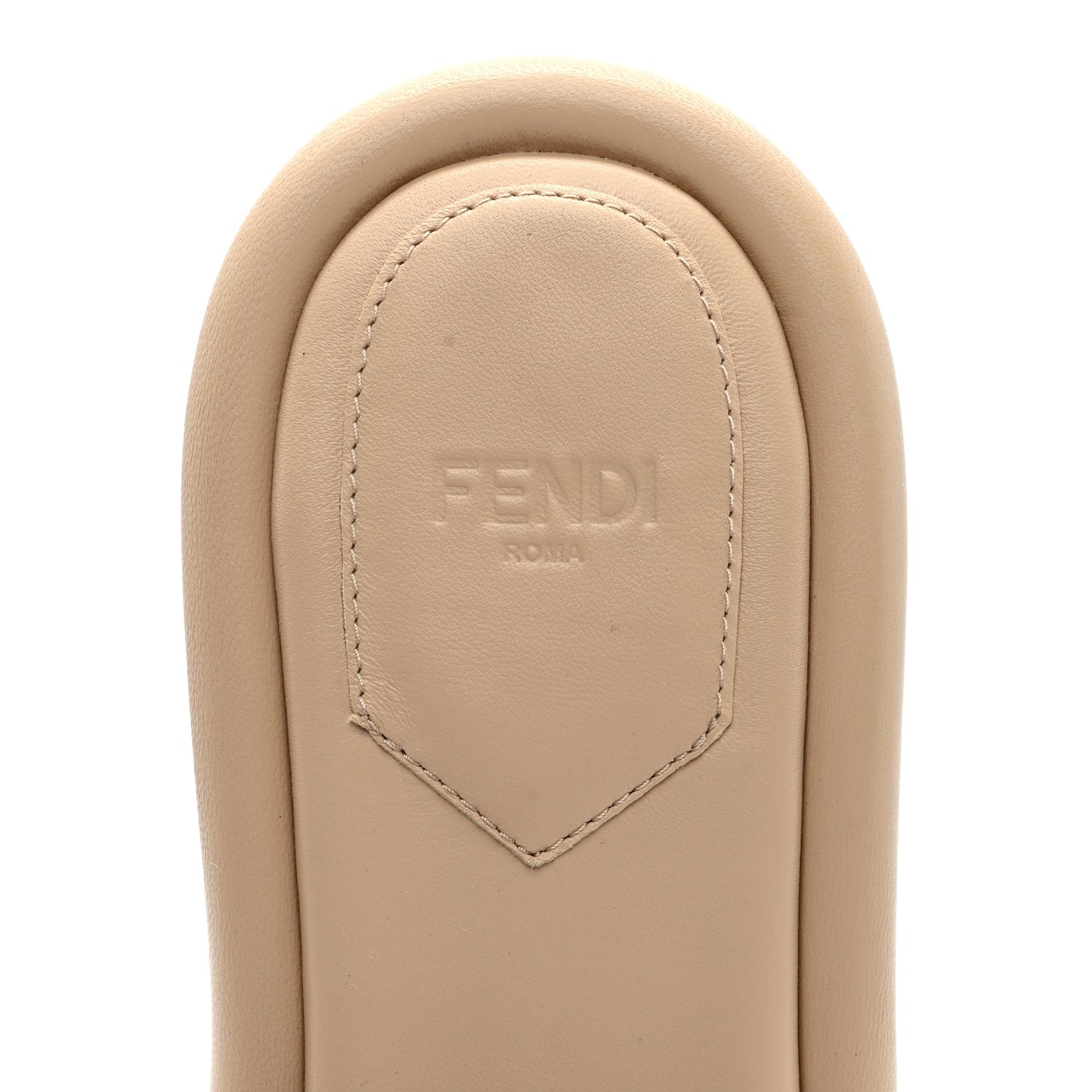 Nappa Baguette 60mm Slide Sandals 37 Buff