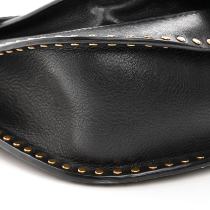 Chloe Calfskin Braided Hudson Shoulder Bag Black 8 of 11