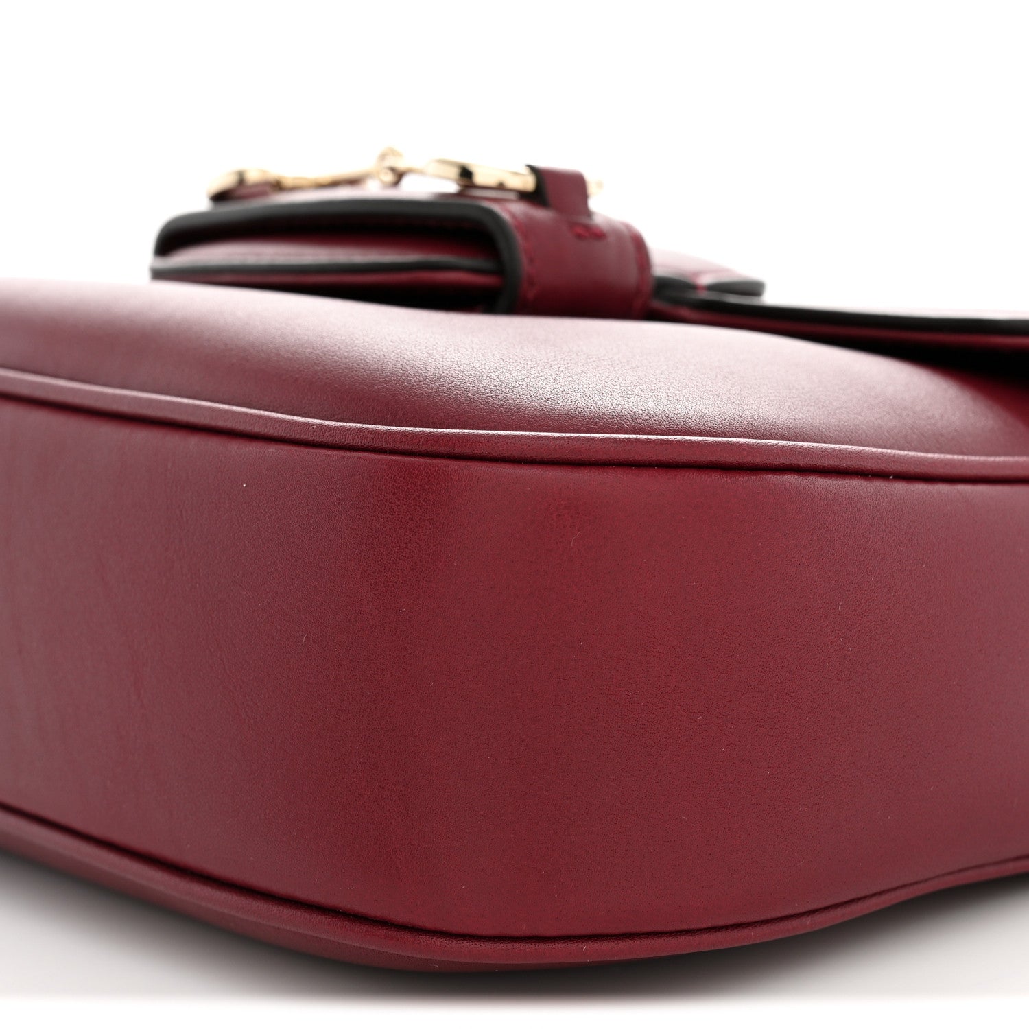 Gucci Arabella Calfskin Horsebit 1955 Shoulder Bag Rosso Ancora 10 of 10