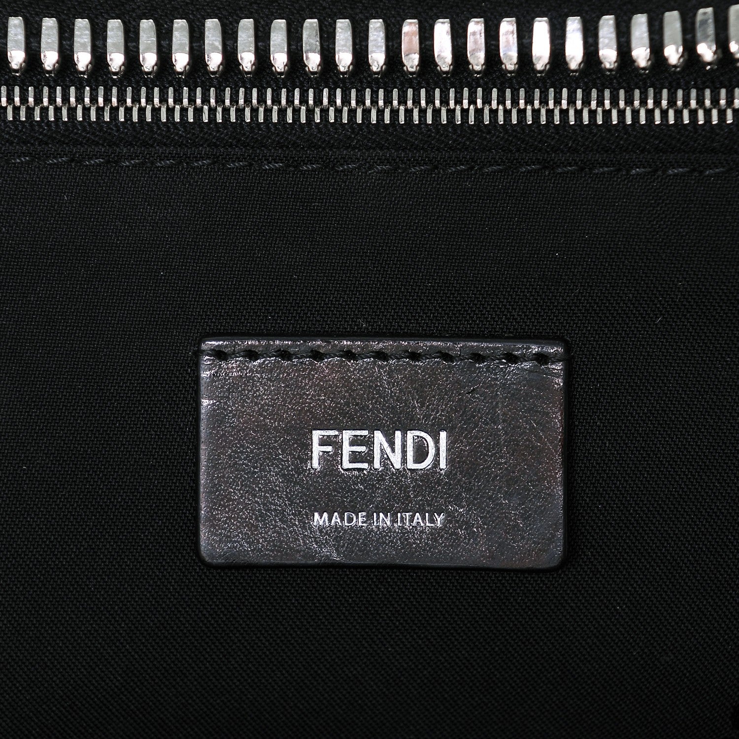 Fendi Calfskin Faces Backpack Black 6 of 6