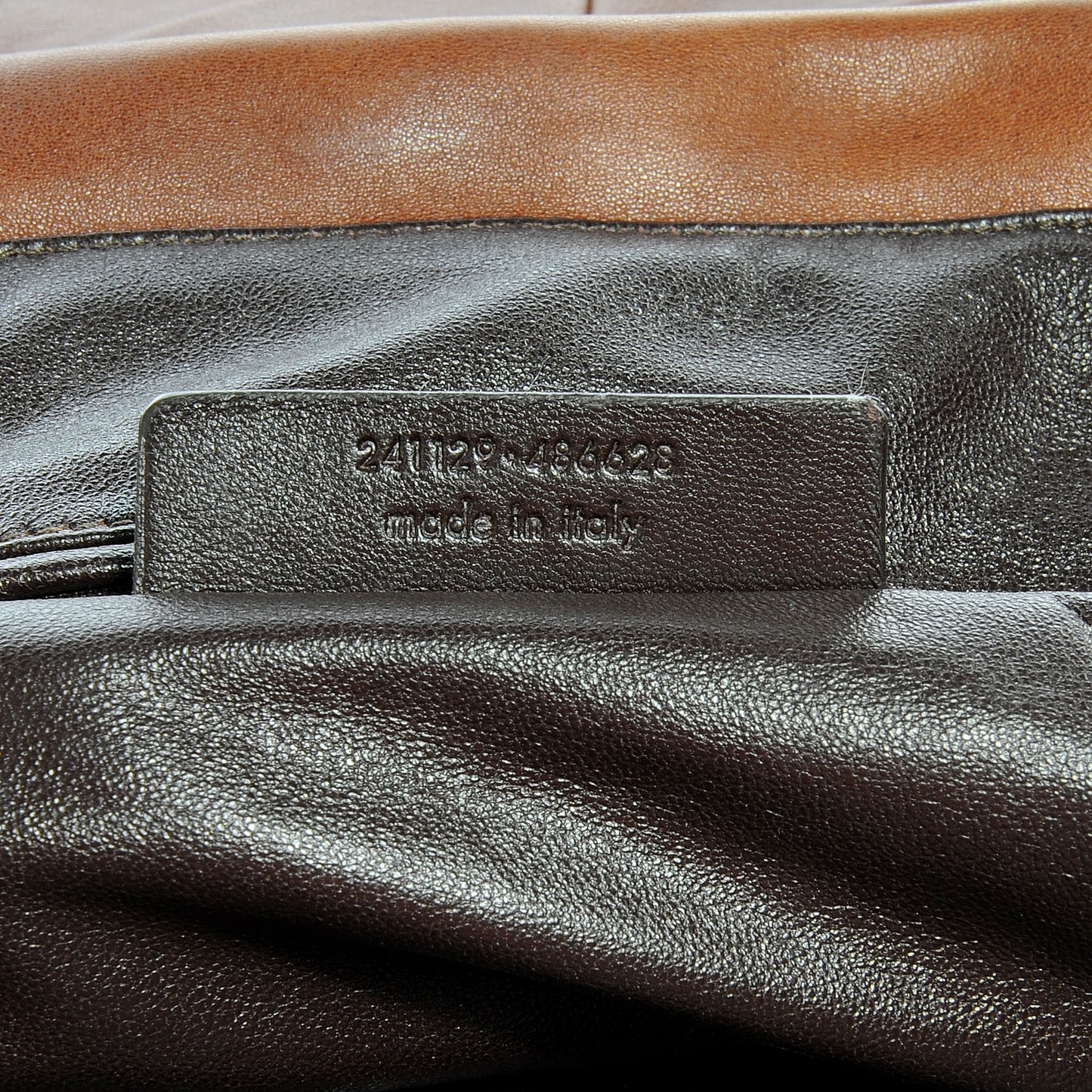 Leather Sac New Rive Gauche Tote Brown