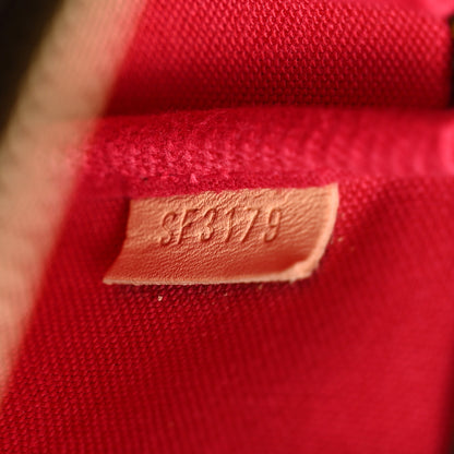 Louis Vuitton Monogram 2019 Christmas Animation Mini Courchevel Pochette Accessories Fuchsia 7 of 8