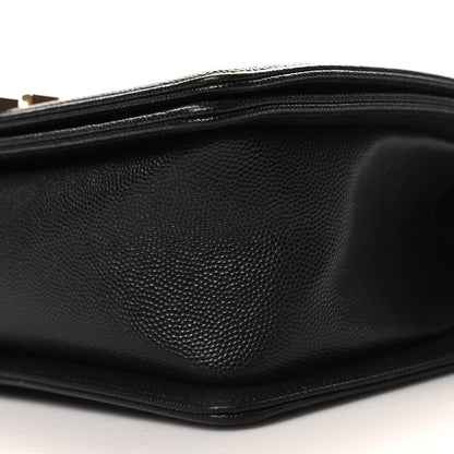Chanel Caviar Quilted Medium Boy Flap Black 10 of 11