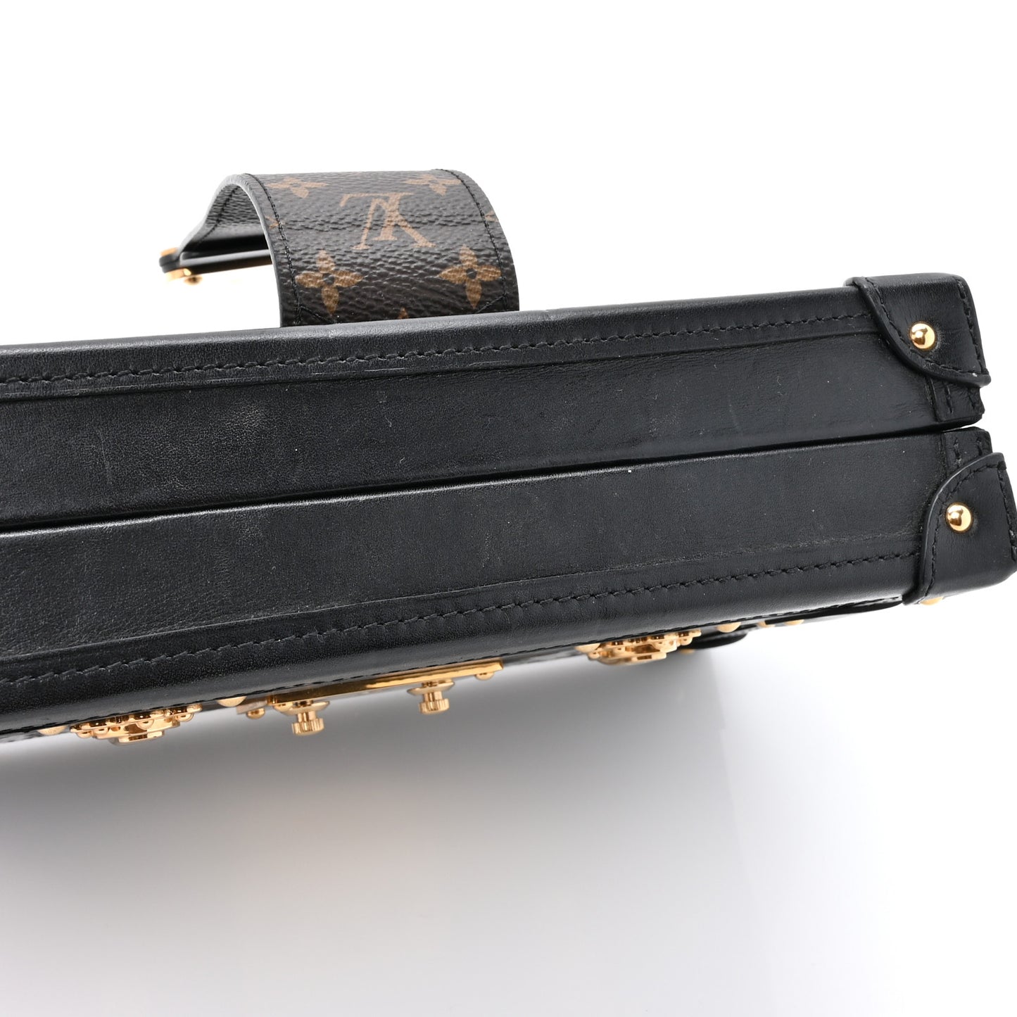 LOUIS VUITTON Monogram Blossom Petite Malle Black